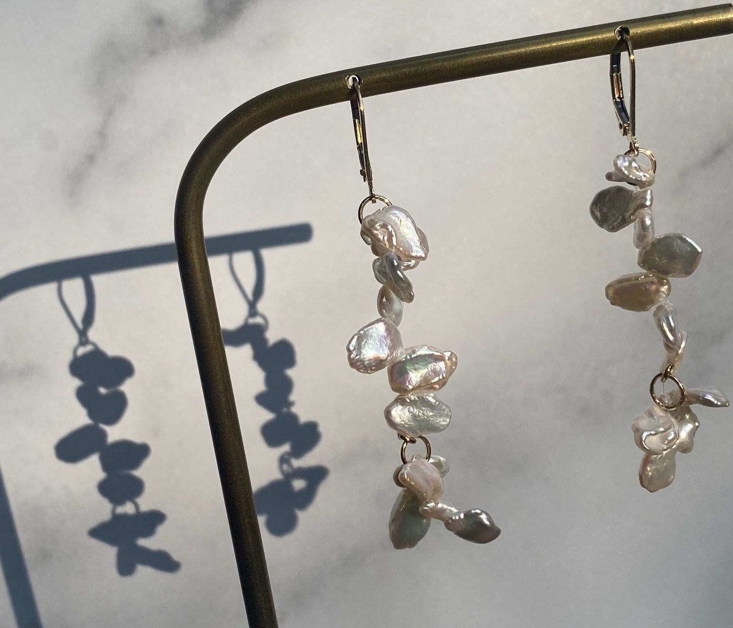 Hand tied Freshwater Pearls Earrings