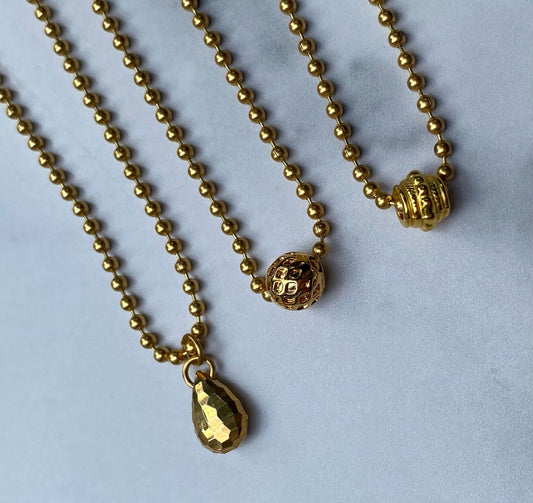 Gold Charm Necklace