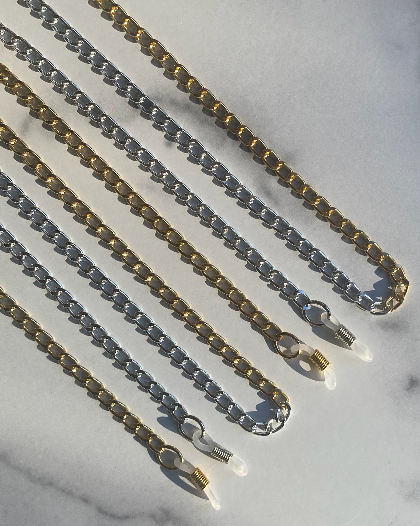 Luxe Mixed Metal Sunglass Chains