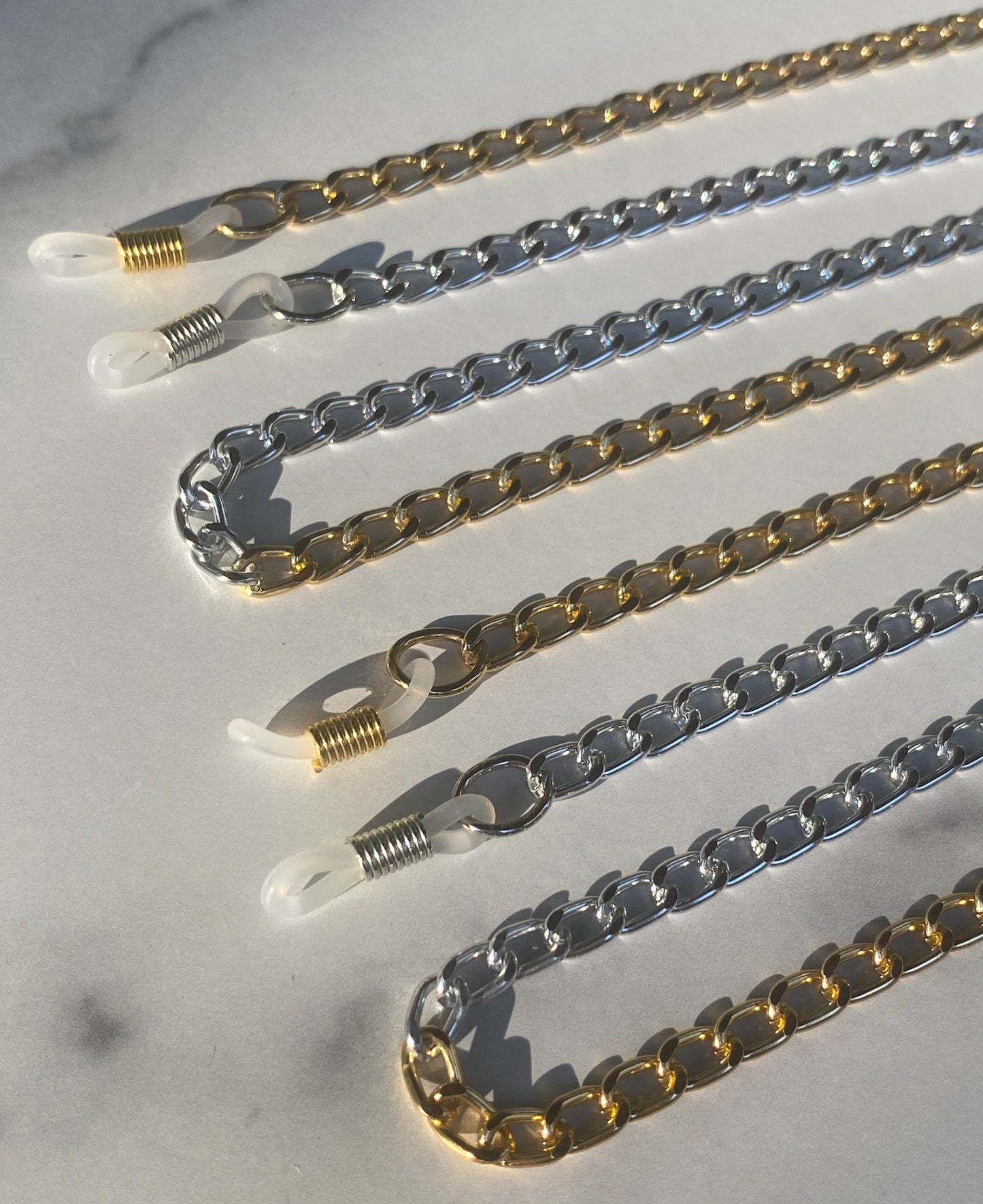 Luxe Mixed Metal Sunglass Chains