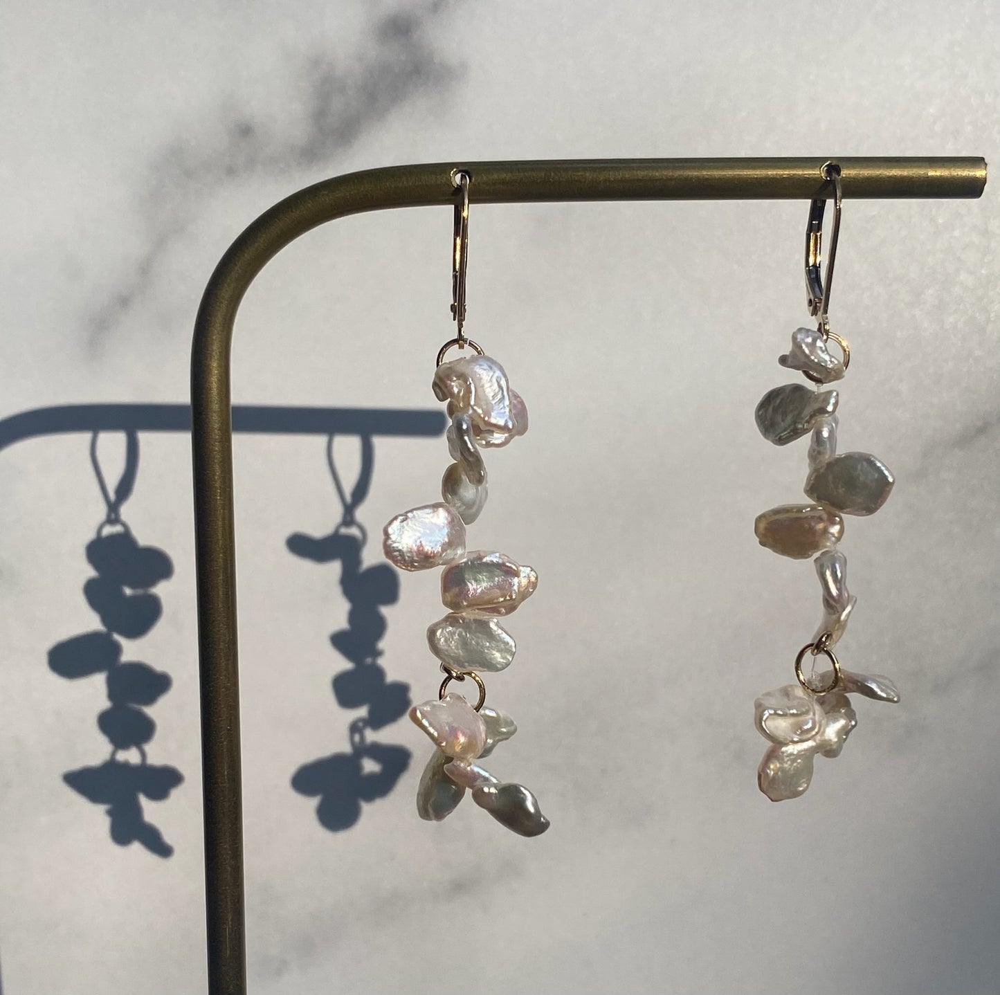 Hand tied Freshwater Pearls Earrings