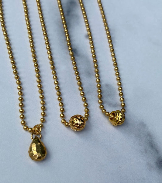 Gold Charm Necklace