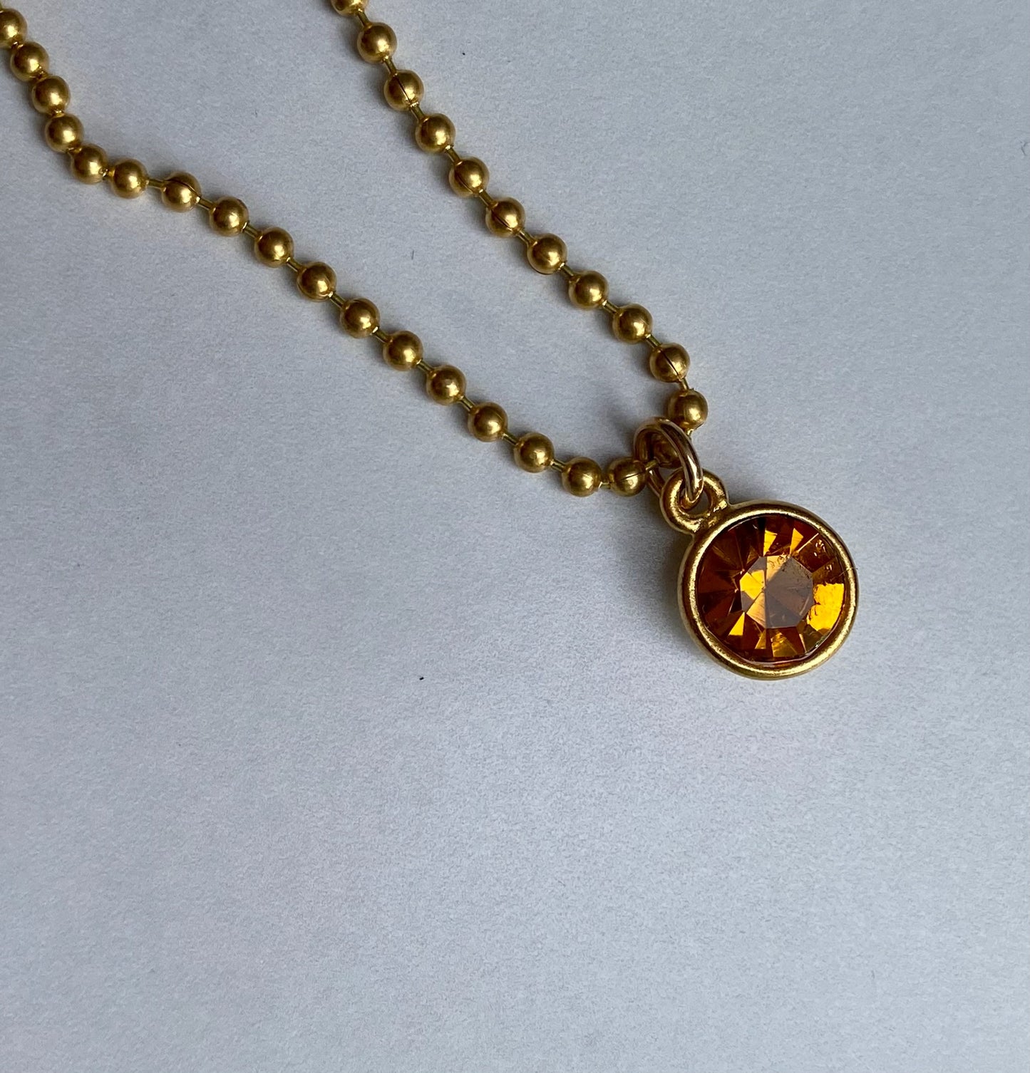 Birthstone Charm Necklace