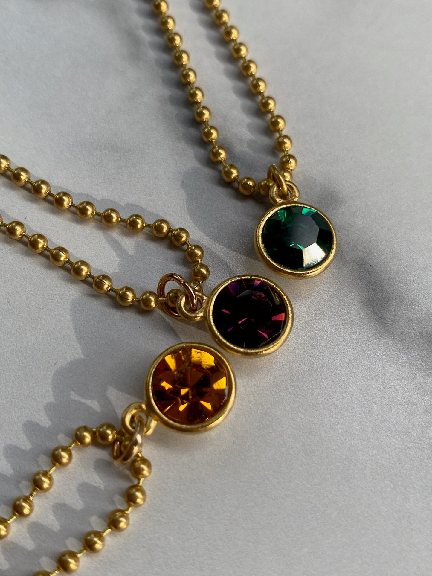 Birthstone Charm Necklace