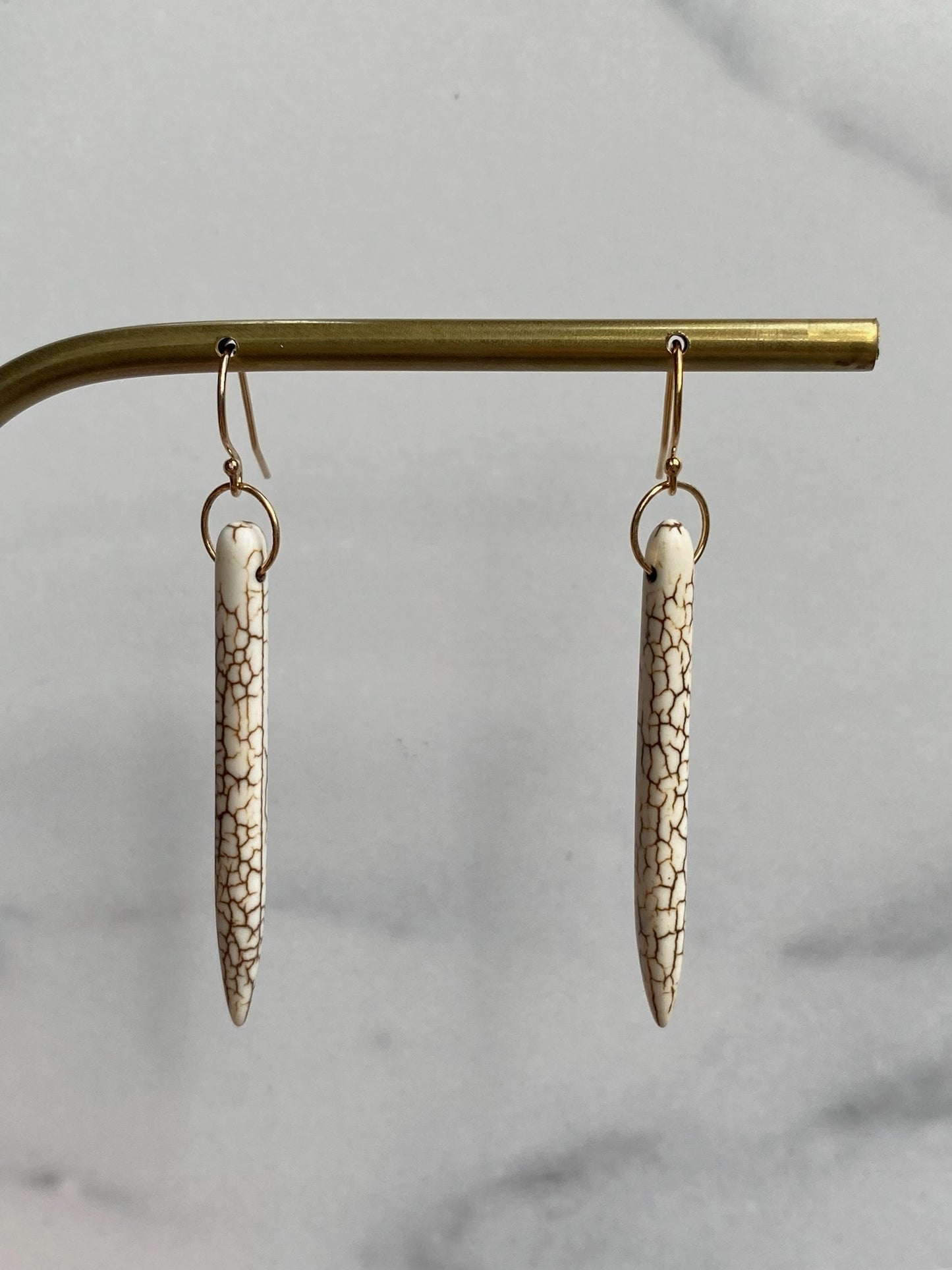 Spear Magnesite Earrings