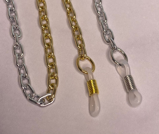 Oval Mixed Metal Sunglass Chains