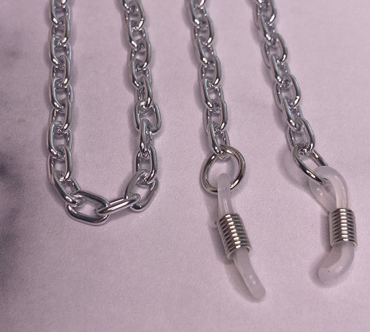 Oval Silver Sunglass Chains